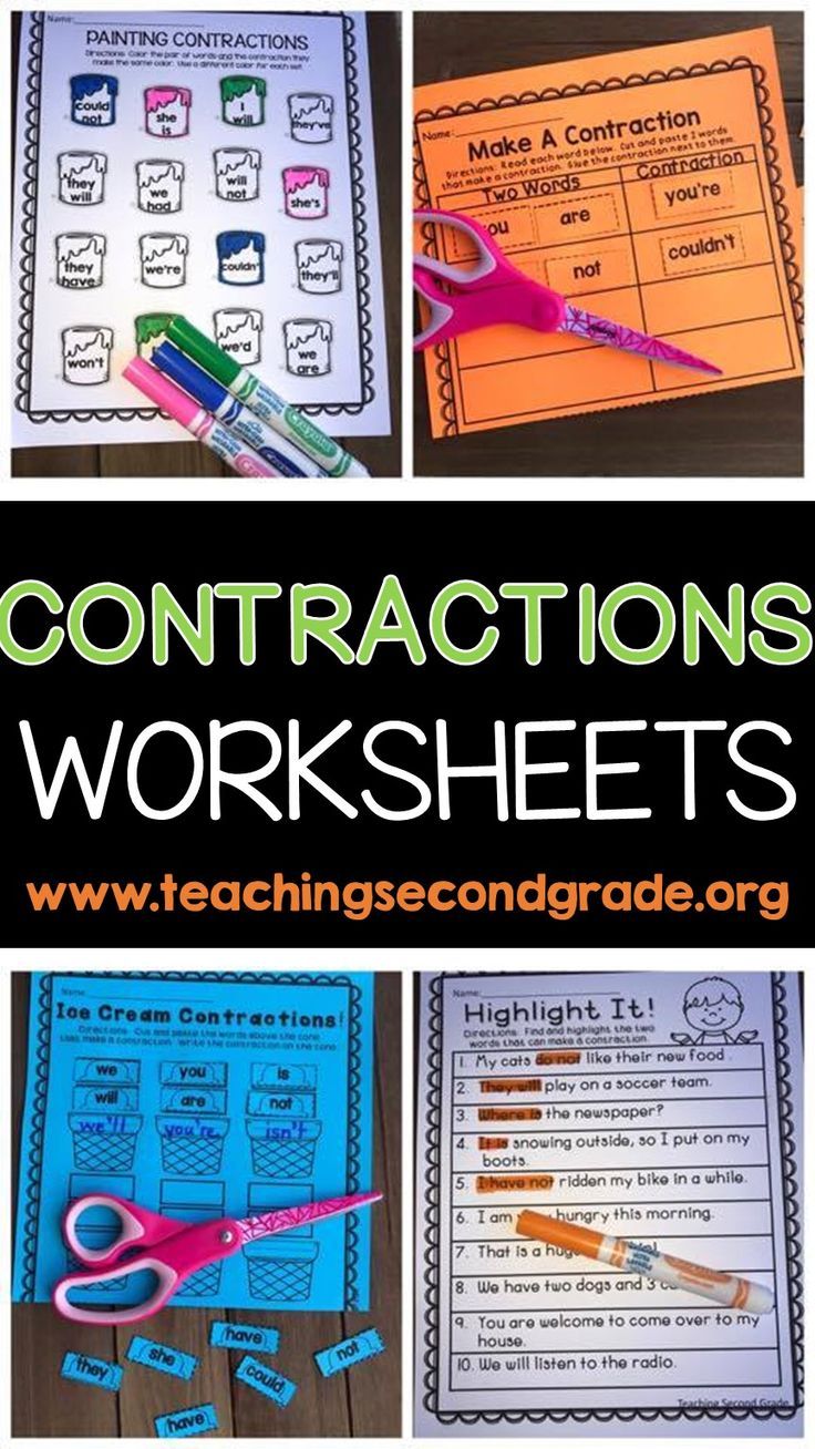 60+ Interactive Contractions Worksheets 3Rd Grade 69