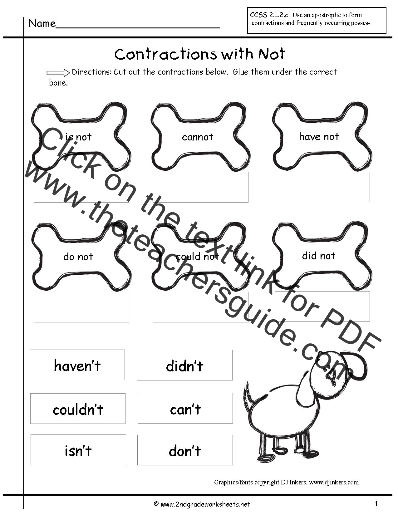 60+ Interactive Contractions Worksheets 3Rd Grade 82