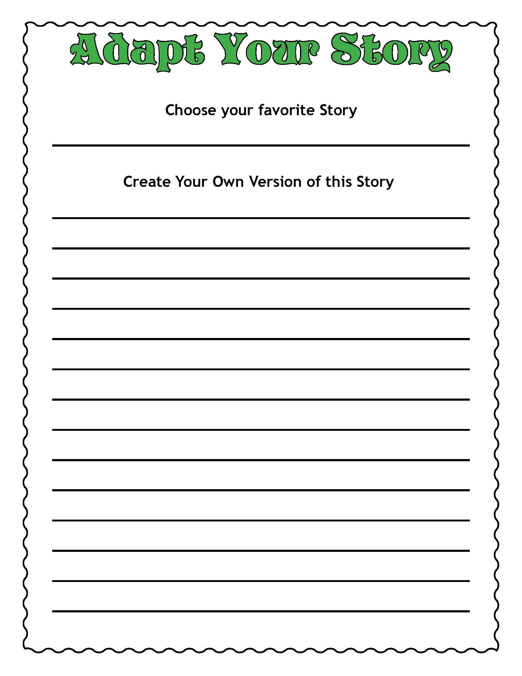 Customizable 60+ Create Your Own Worksheet 37