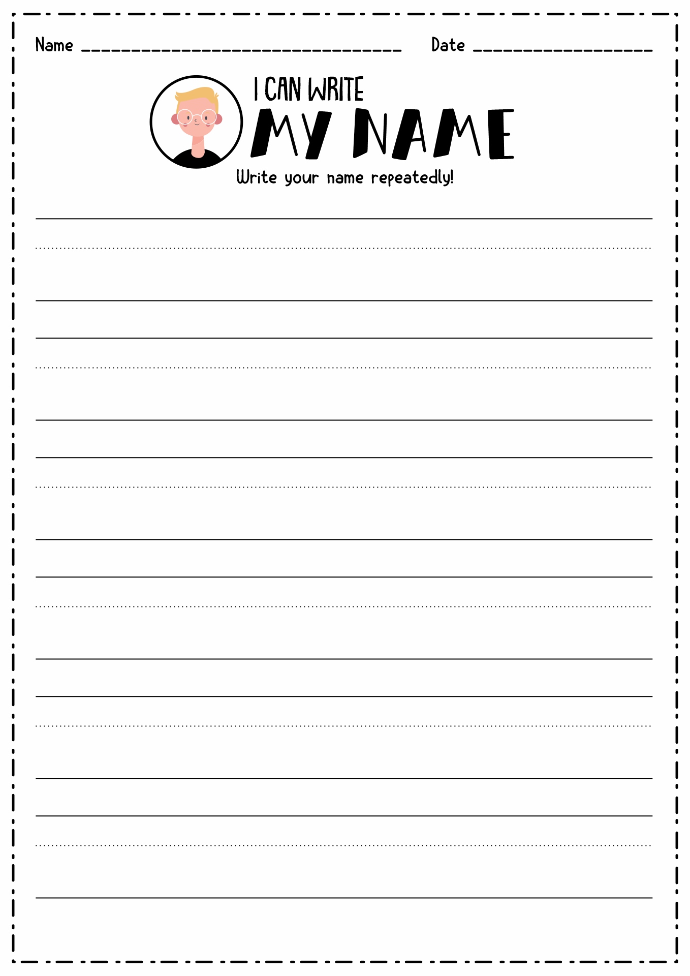 Customizable 60+ Create Your Own Worksheet 38