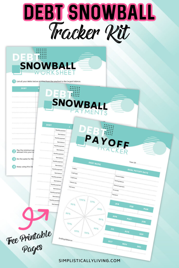 Debt Snowball Method Worksheet 14