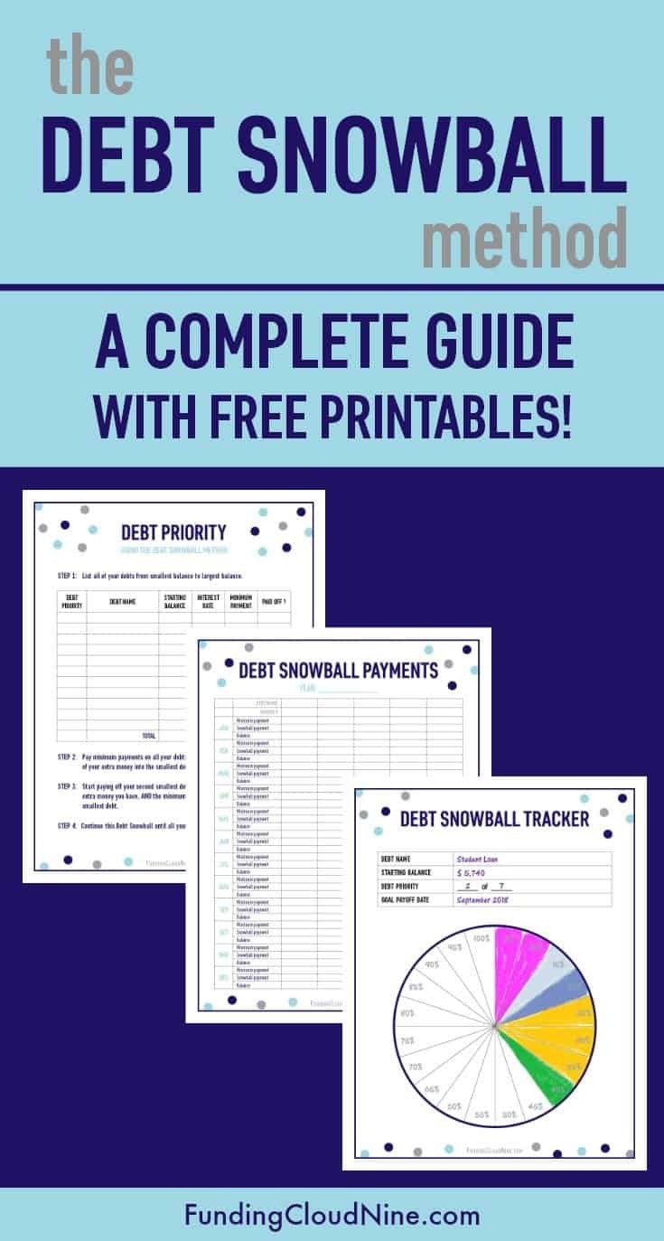 Debt Snowball Method Worksheet 19