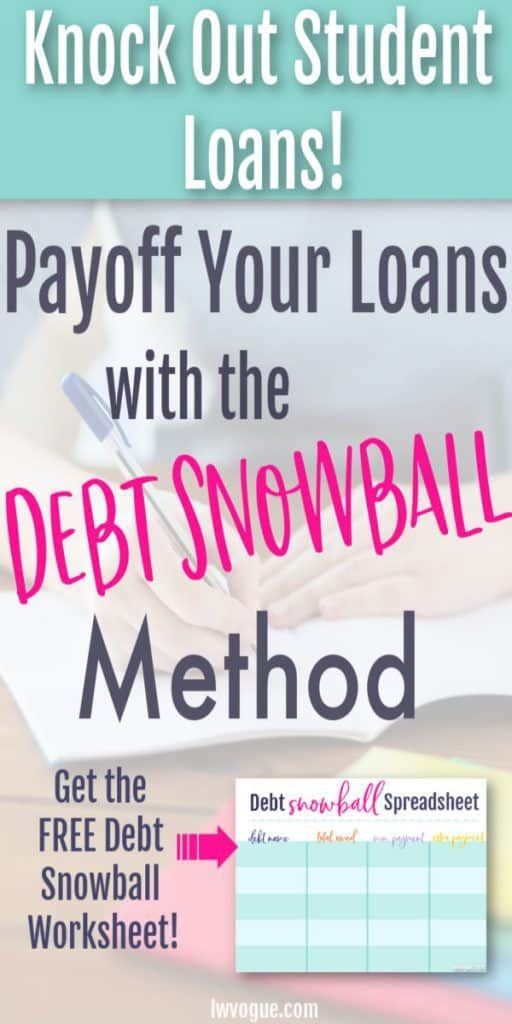 Debt Snowball Method Worksheet 2