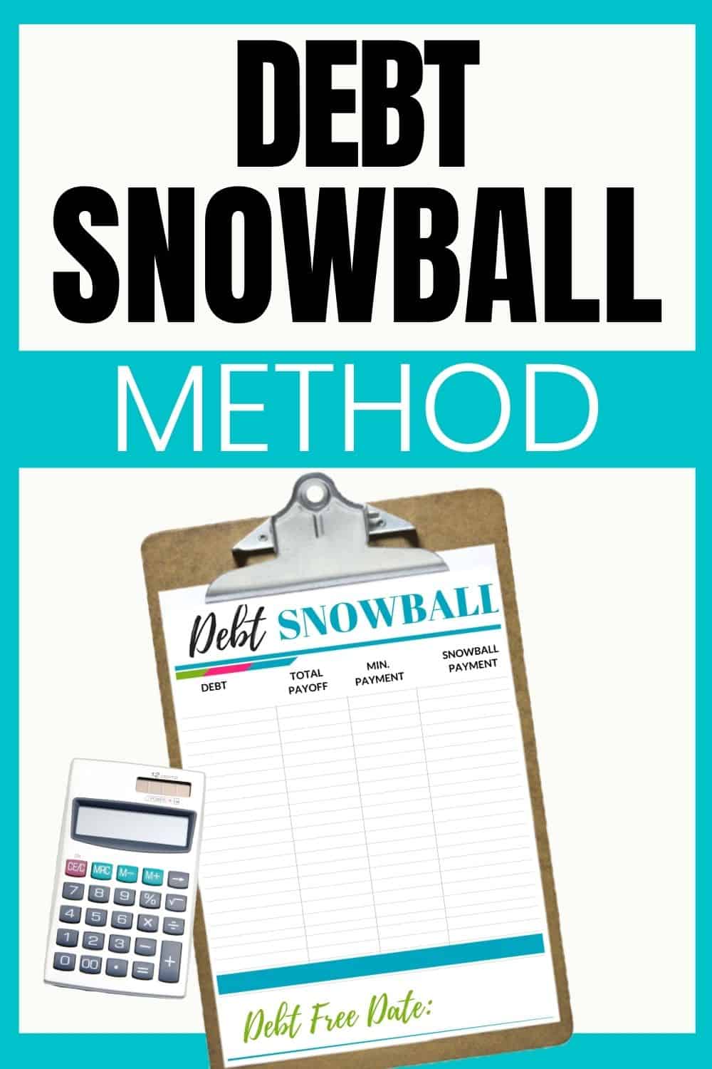 Debt Snowball Method Worksheet 57