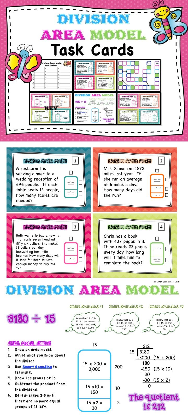 Division Area Model Worksheet 49