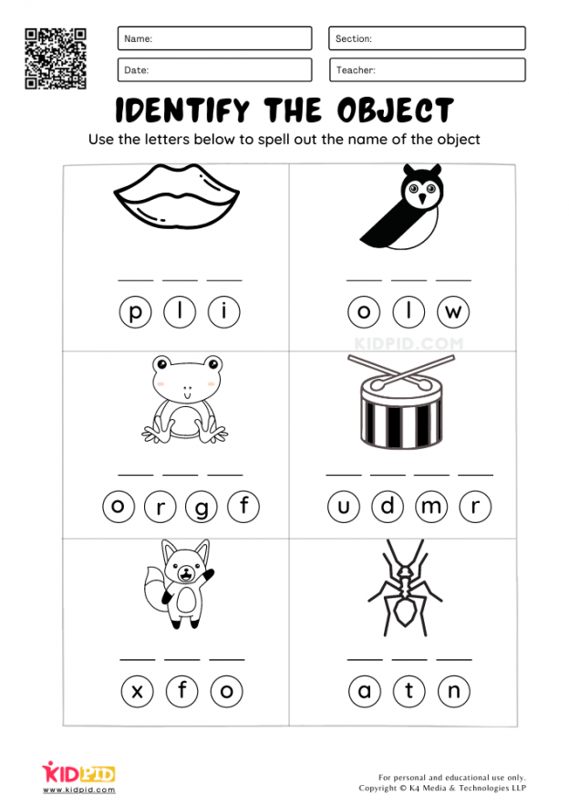 Find The Object Worksheets 22