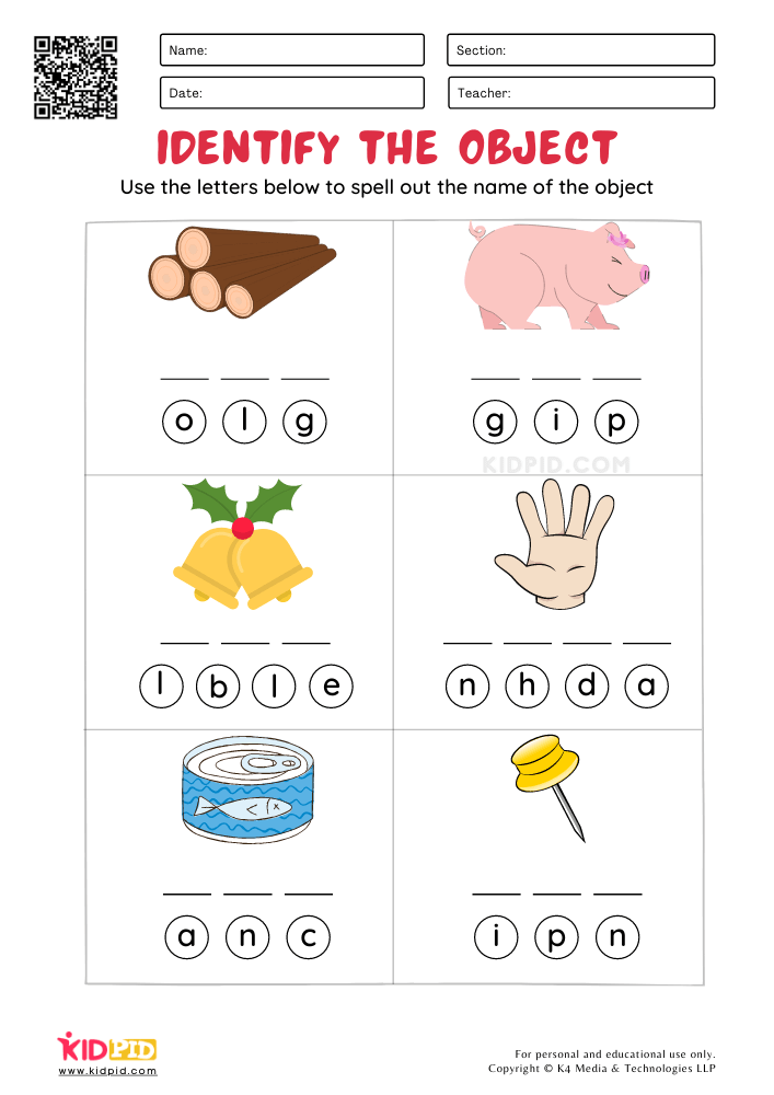 Find The Object Worksheets 31