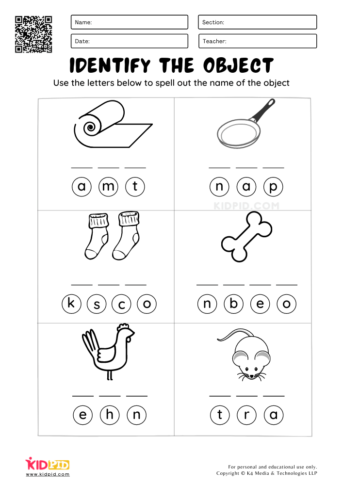 Find The Object Worksheets 48