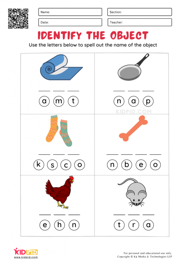 Find The Object Worksheets 50