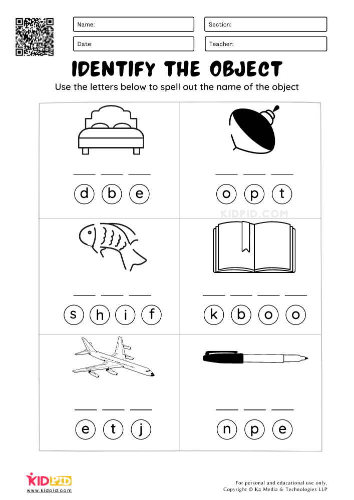 Find The Object Worksheets 55