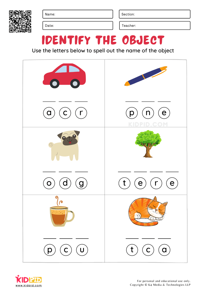 Find The Object Worksheets 62