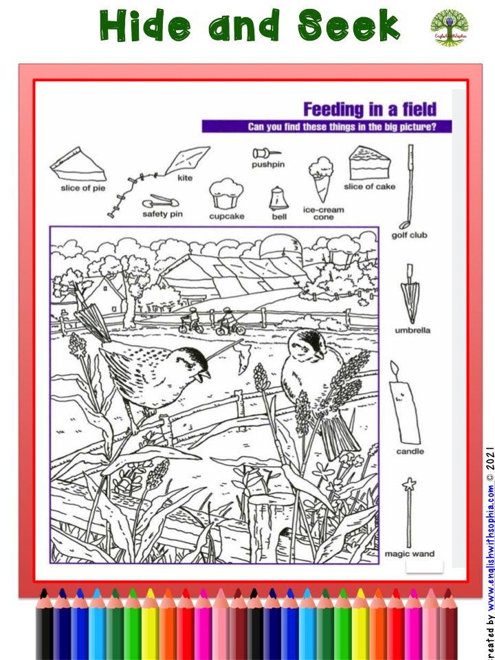 Find The Object Worksheets 90