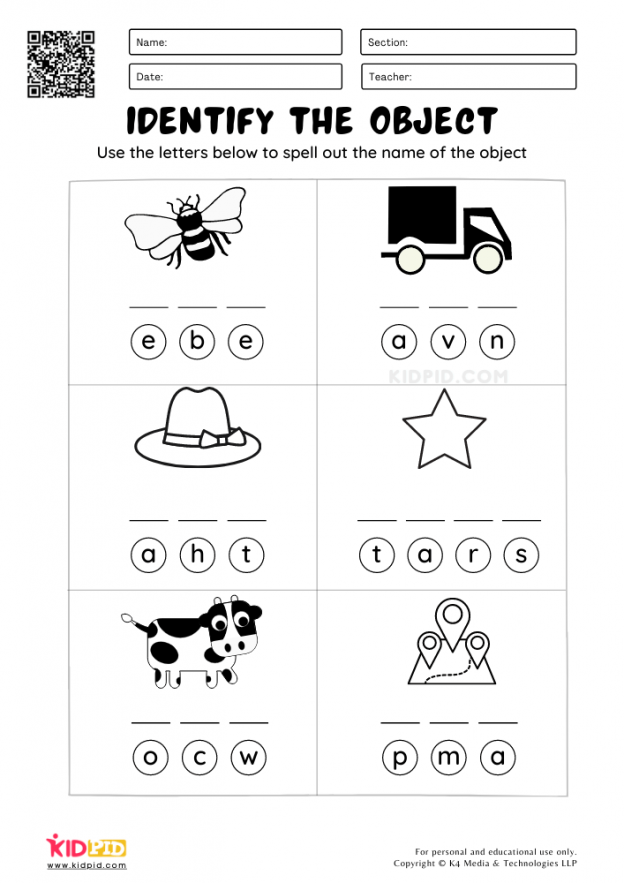 Find The Object Worksheets 98