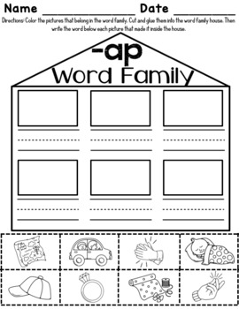 Printable 80+ Ap Word Family Worksheets 21