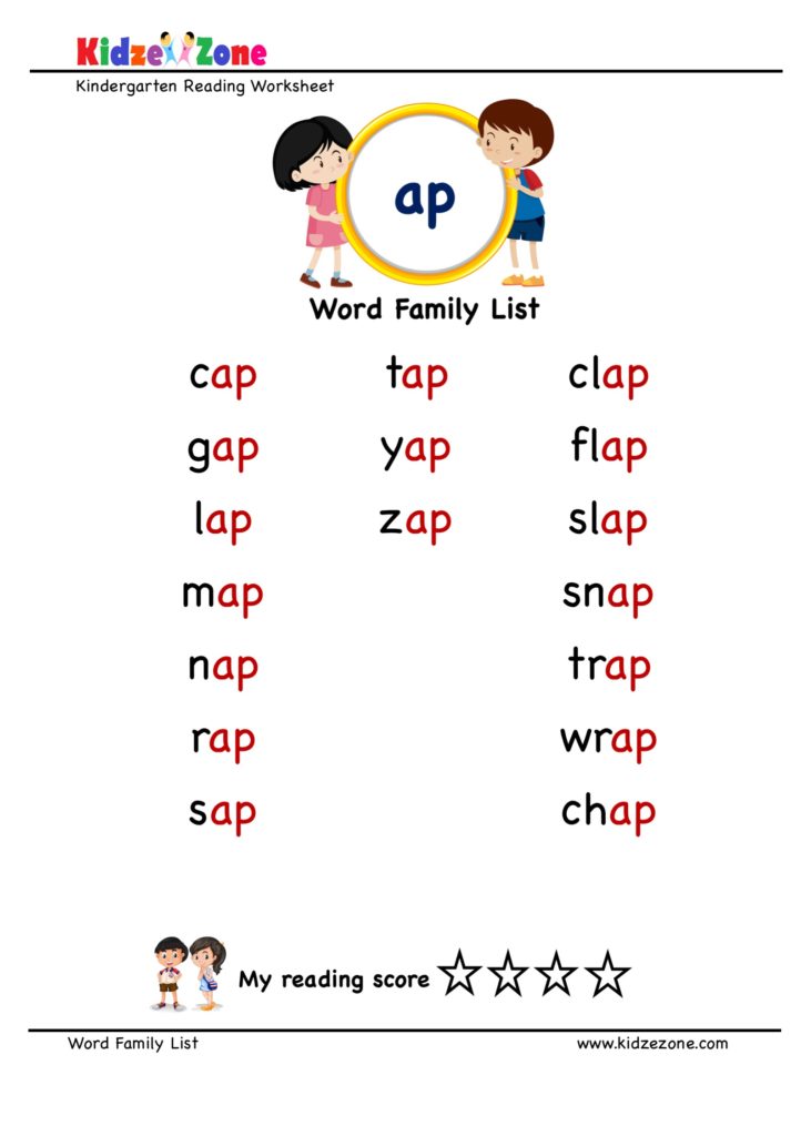 Printable 80+ Ap Word Family Worksheets 35