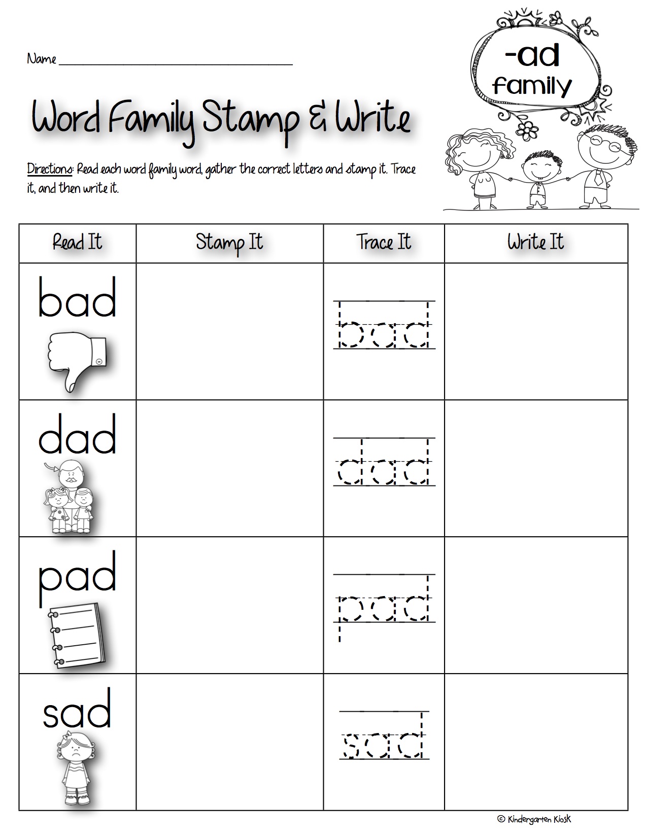 Printable 80+ Ap Word Family Worksheets 54