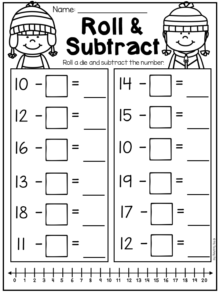 Printable Add And Subtraction Worksheet 14