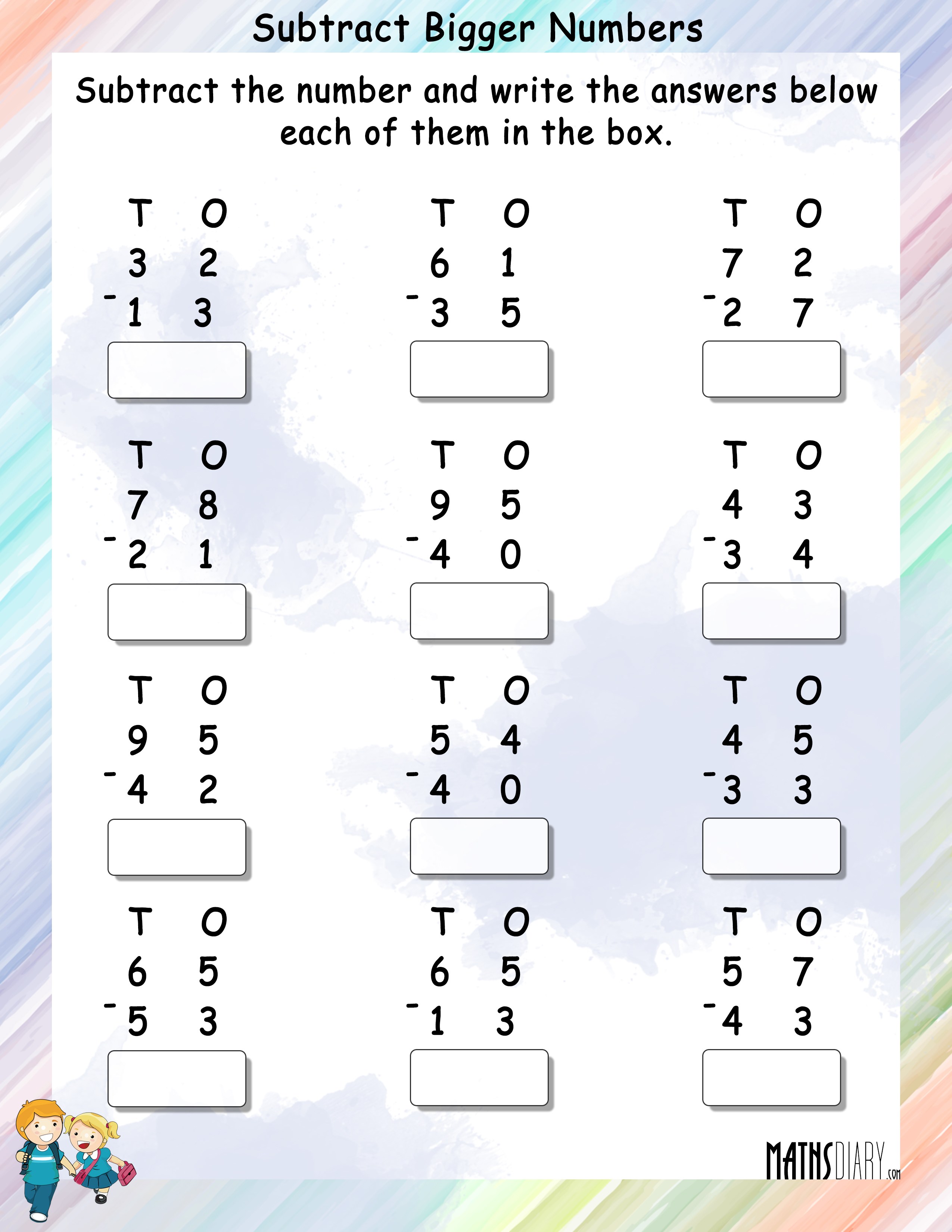 Printable Add And Subtraction Worksheet 18