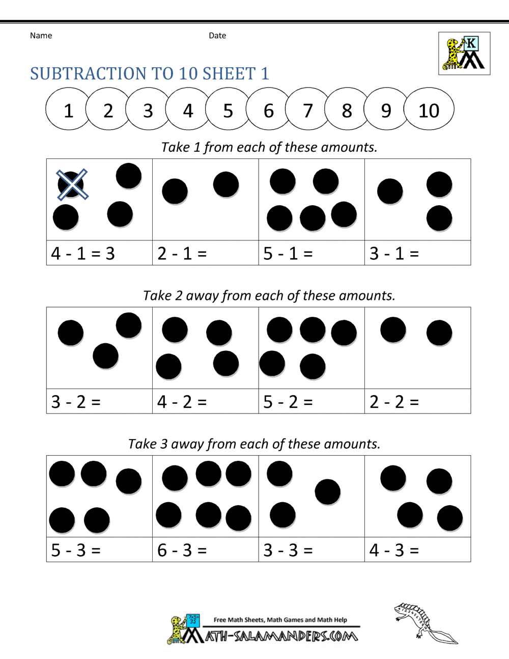 Printable Add And Subtraction Worksheet 27