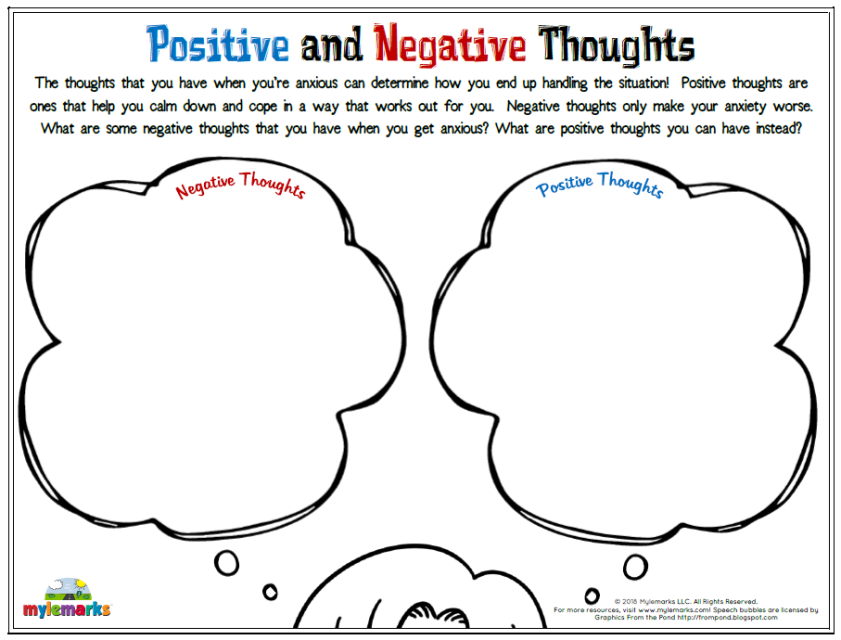 26 Challenging Anxious Thoughts Worksheet 17