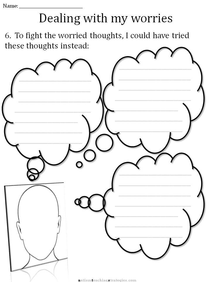26 Challenging Anxious Thoughts Worksheet 18