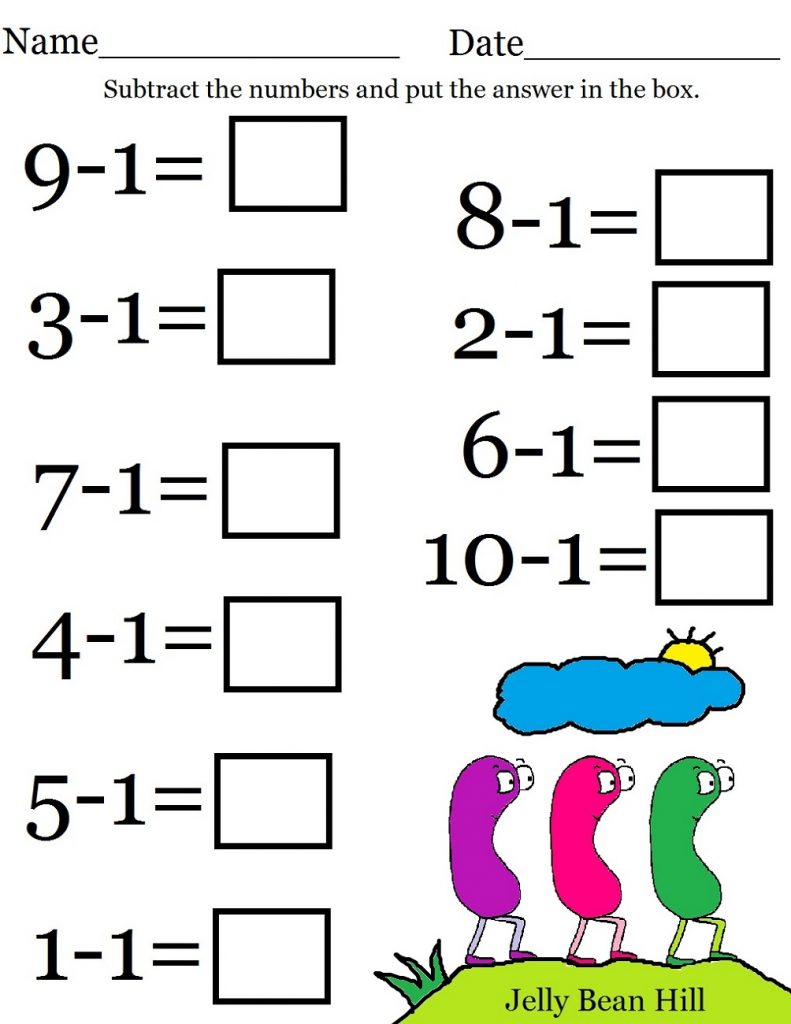 30 Math Kindergarten Worksheets Printable 10