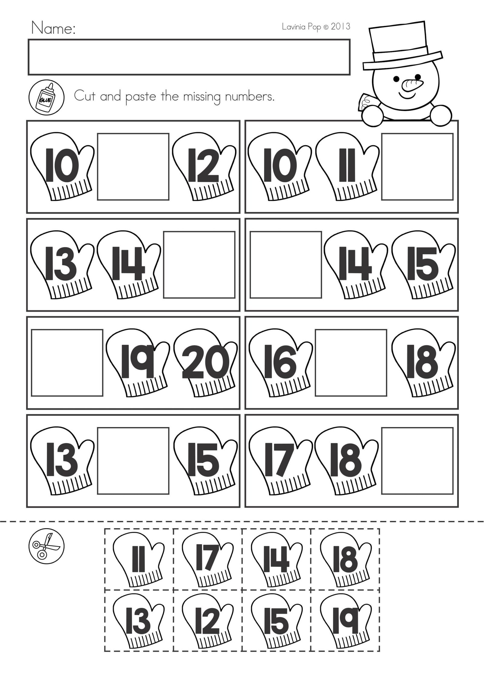 30 Math Kindergarten Worksheets Printable 2