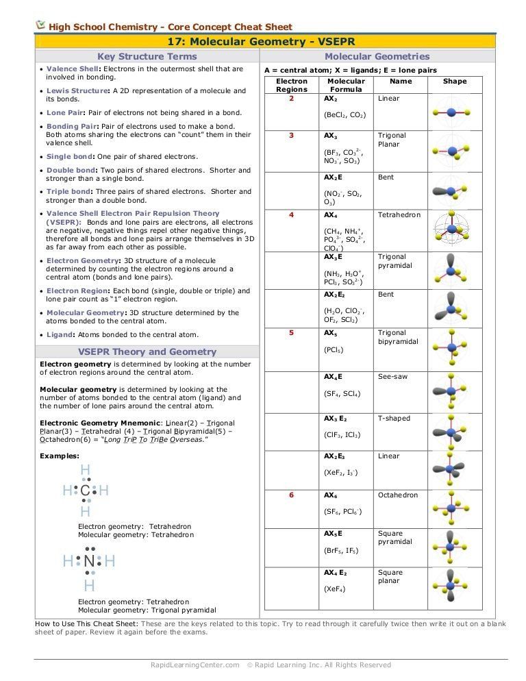 50 Molecular Geometry Worksheet Answers 13
