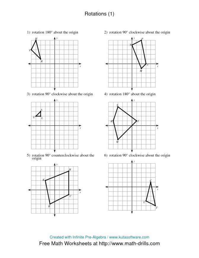 50 Transformations Geometry Worksheet Answers 17