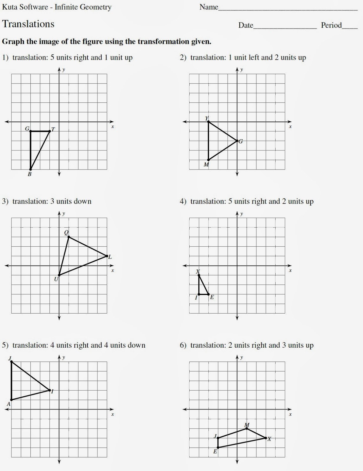 50 Transformations Geometry Worksheet Answers 2