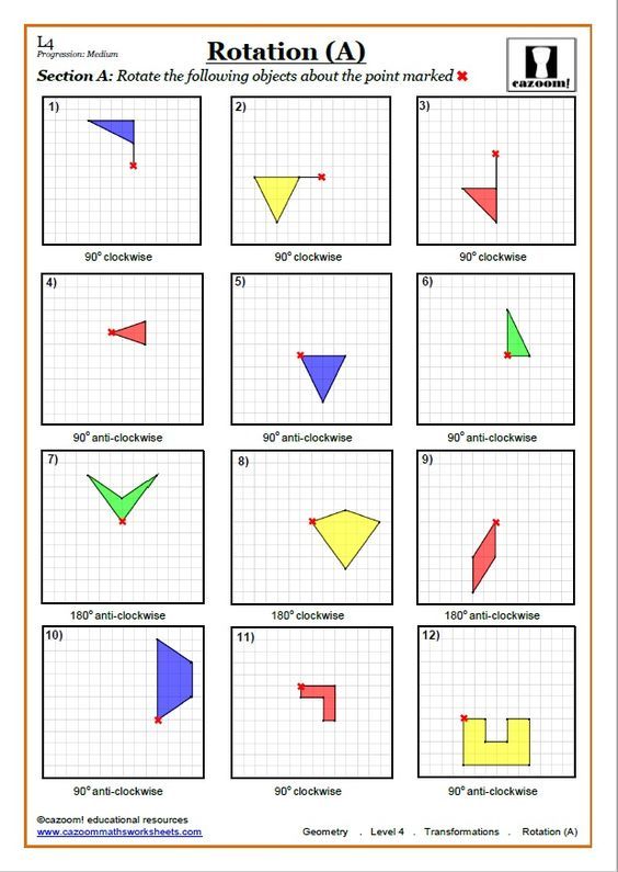 50 Transformations Geometry Worksheet Answers 36
