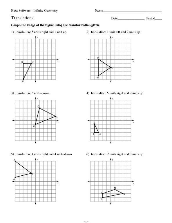 50 Transformations Geometry Worksheet Answers 53