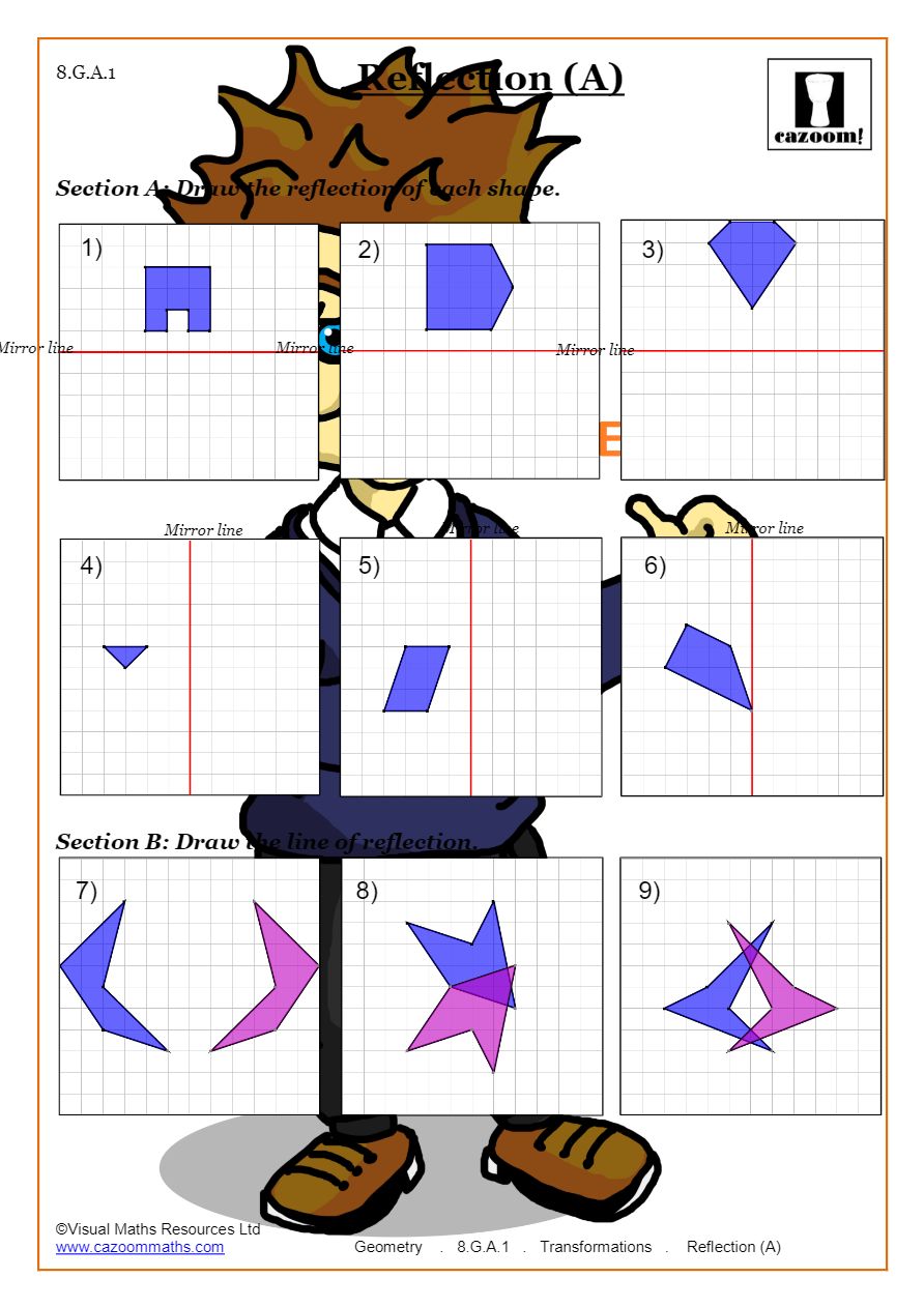 50 Transformations Geometry Worksheet Answers 8