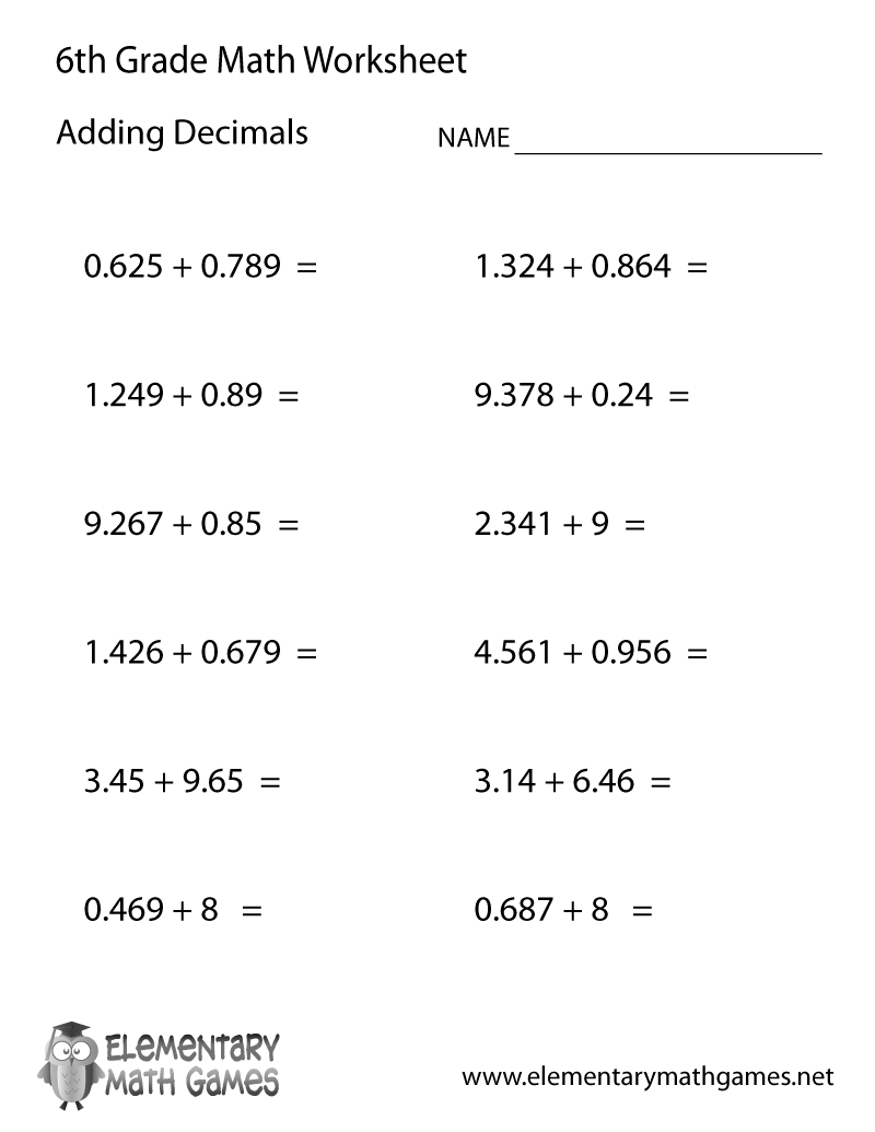 55 Adding With Decimals Worksheets 34