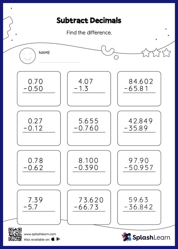 55 Adding With Decimals Worksheets 49