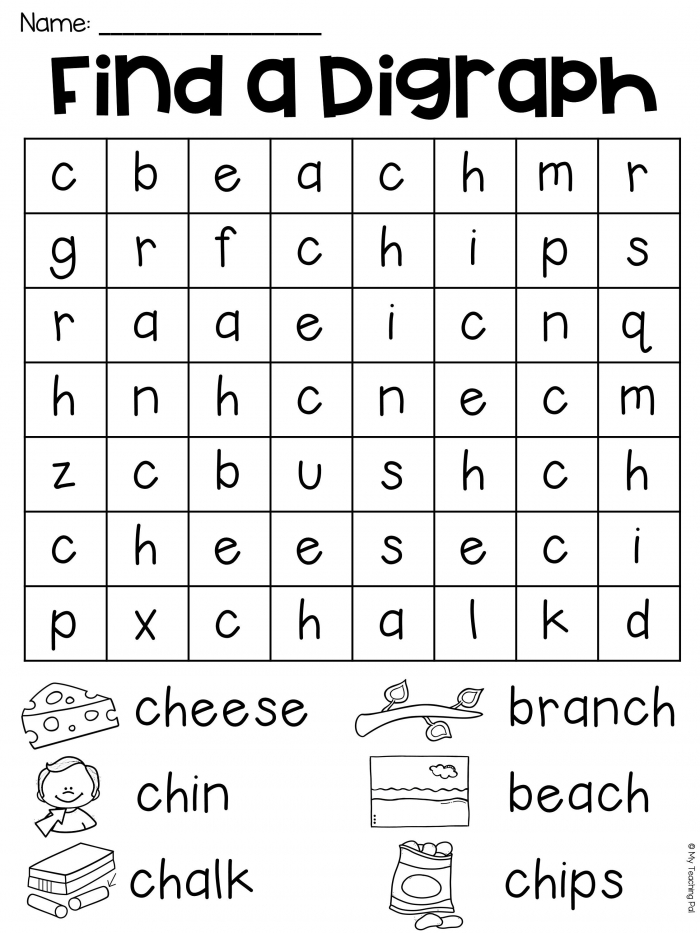 62 Digraphs Worksheets Free Printables 18