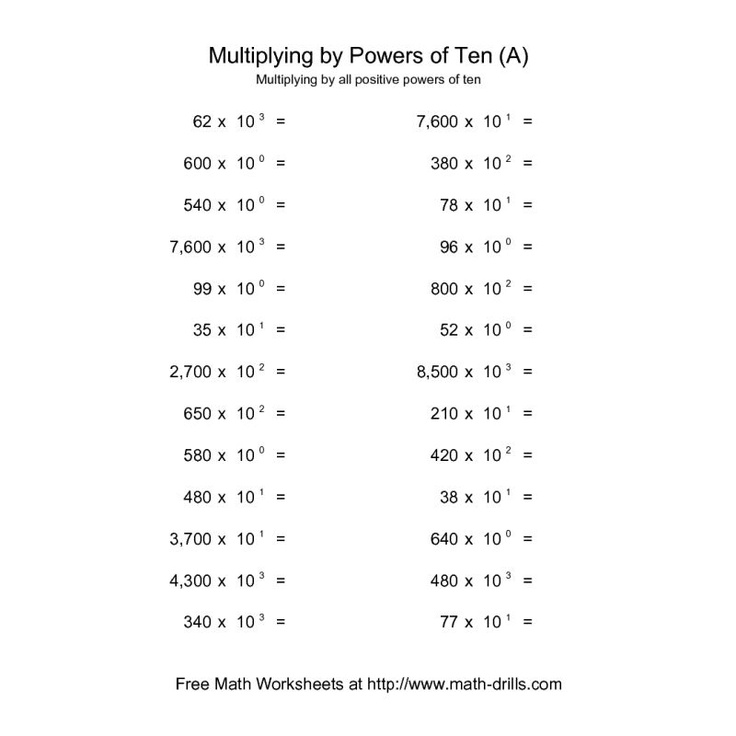 62 Powers Of I Worksheet 8