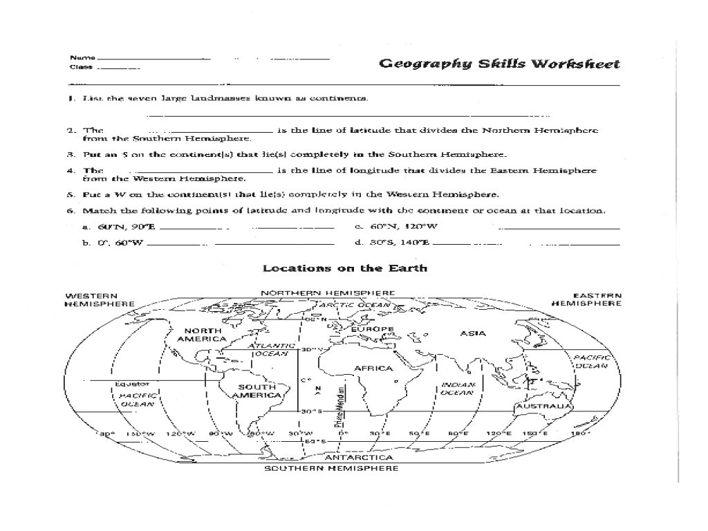 66 Map Skills Worksheets Pdf 14