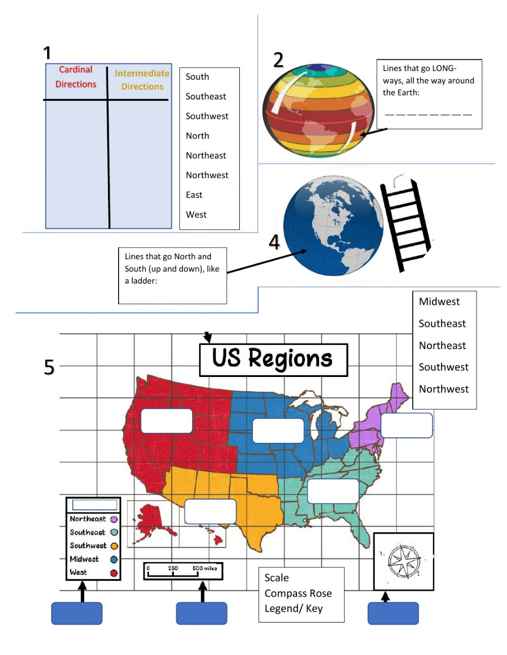 66 Map Skills Worksheets Pdf 37