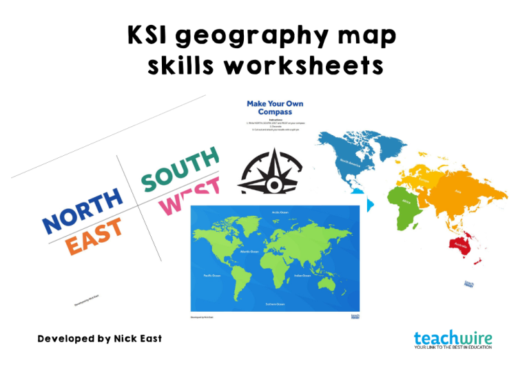 66 Map Skills Worksheets Pdf 5