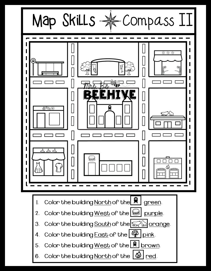 66 Map Skills Worksheets Pdf 59