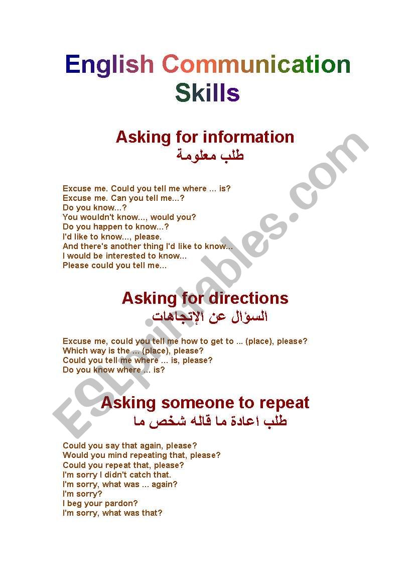 88 Teaching Communication Skills Worksheets 19
