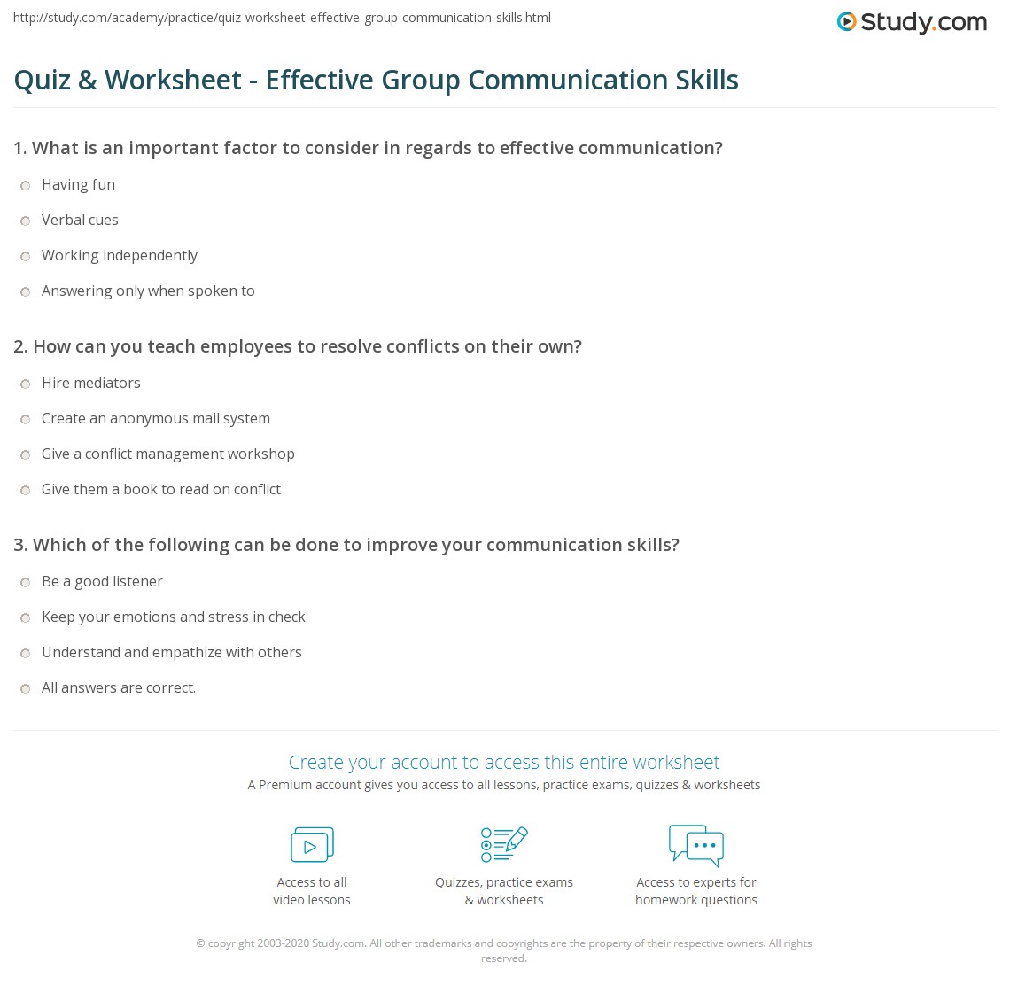 88 Teaching Communication Skills Worksheets 48