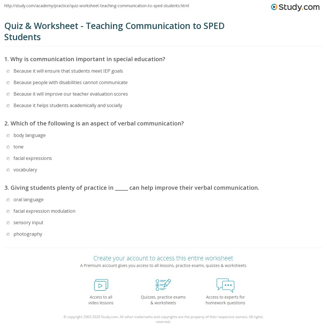 88 Teaching Communication Skills Worksheets 6