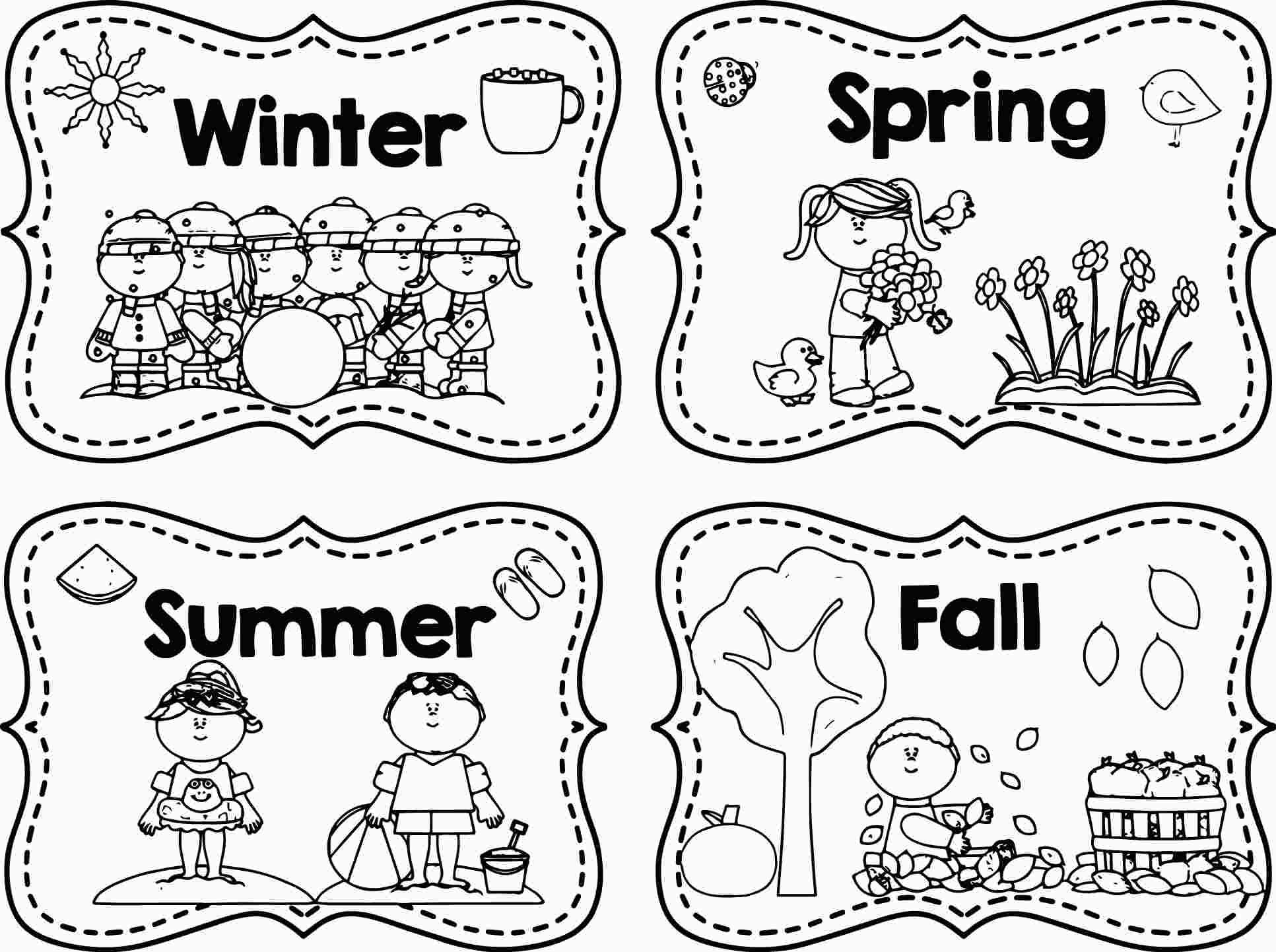 Fresh 95 Season Worksheet For Preschool 26