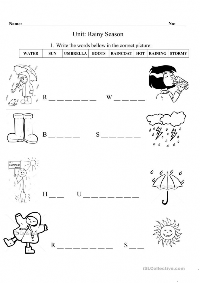 Fresh 95 Season Worksheet For Preschool 32