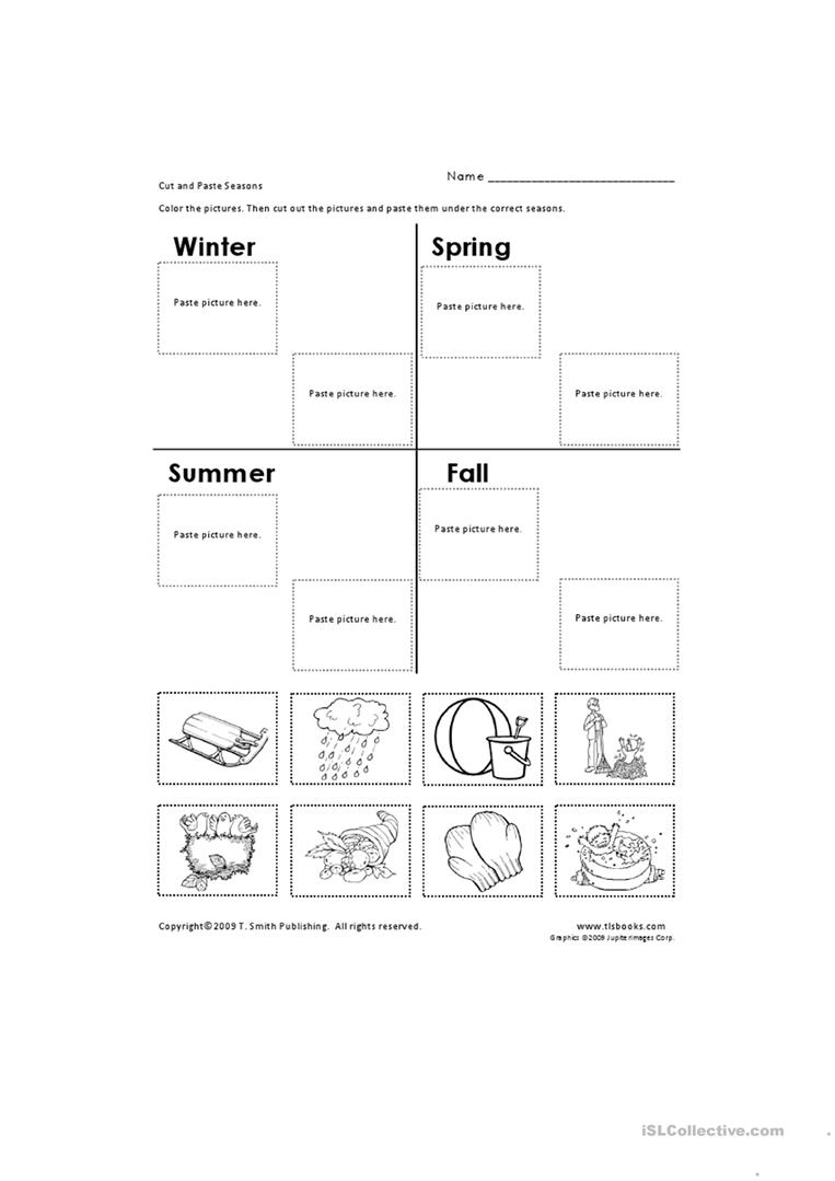 Fresh 95 Season Worksheet For Preschool 55
