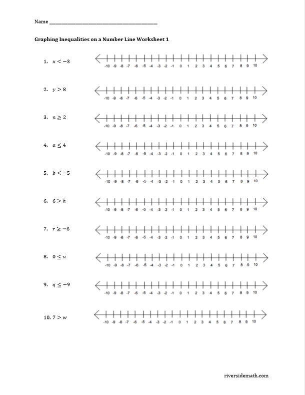 50 Save 7Th Grade Inequalities Worksheet 27