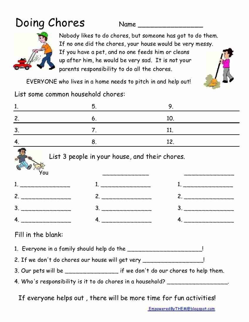 55 Worksheets For Social Skills 20