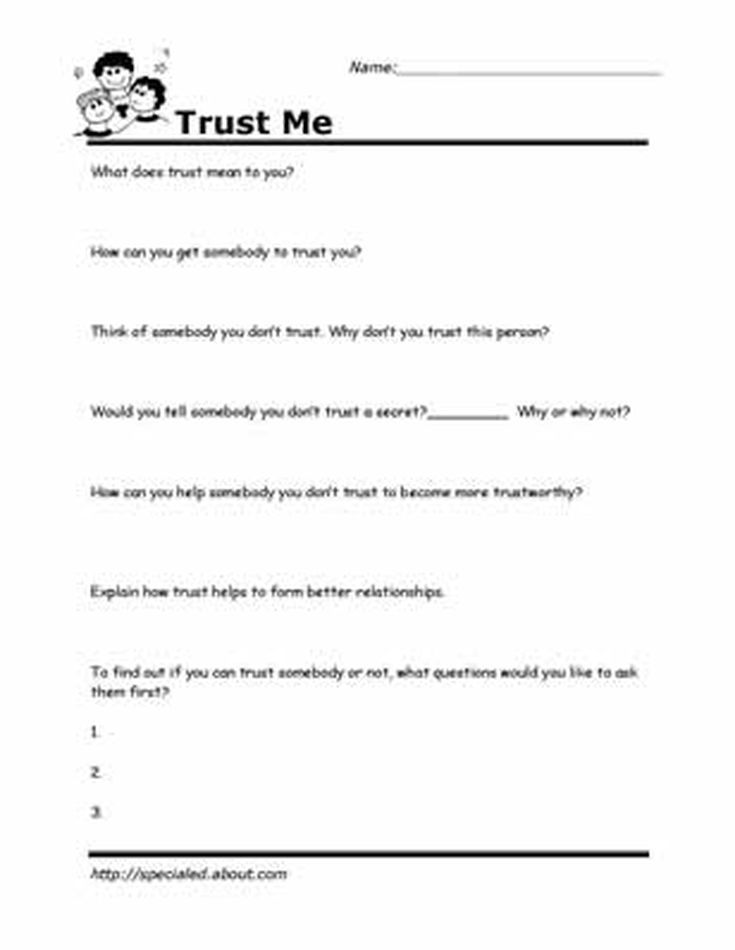 55 Worksheets For Social Skills 24